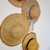 Wall decoration hats vintage