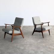 Ensemble de 2 fauteuils vintage | fauteuils | années 1960 | teck