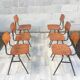 Ensemble de 6 chaises vintage Marko Hollande