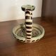 Hand candle holder "Rat de cave" in Safi ceramic, signed Punter