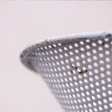 Chandelier 6 fires in perforated metal 50s