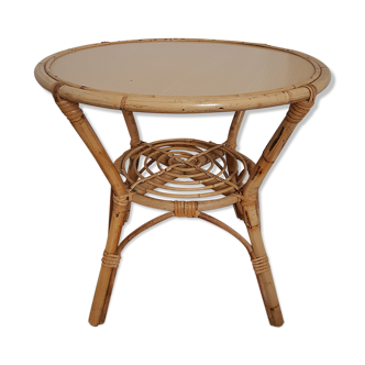 Rattan coffee table