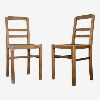 Paire de chaises reconstruction