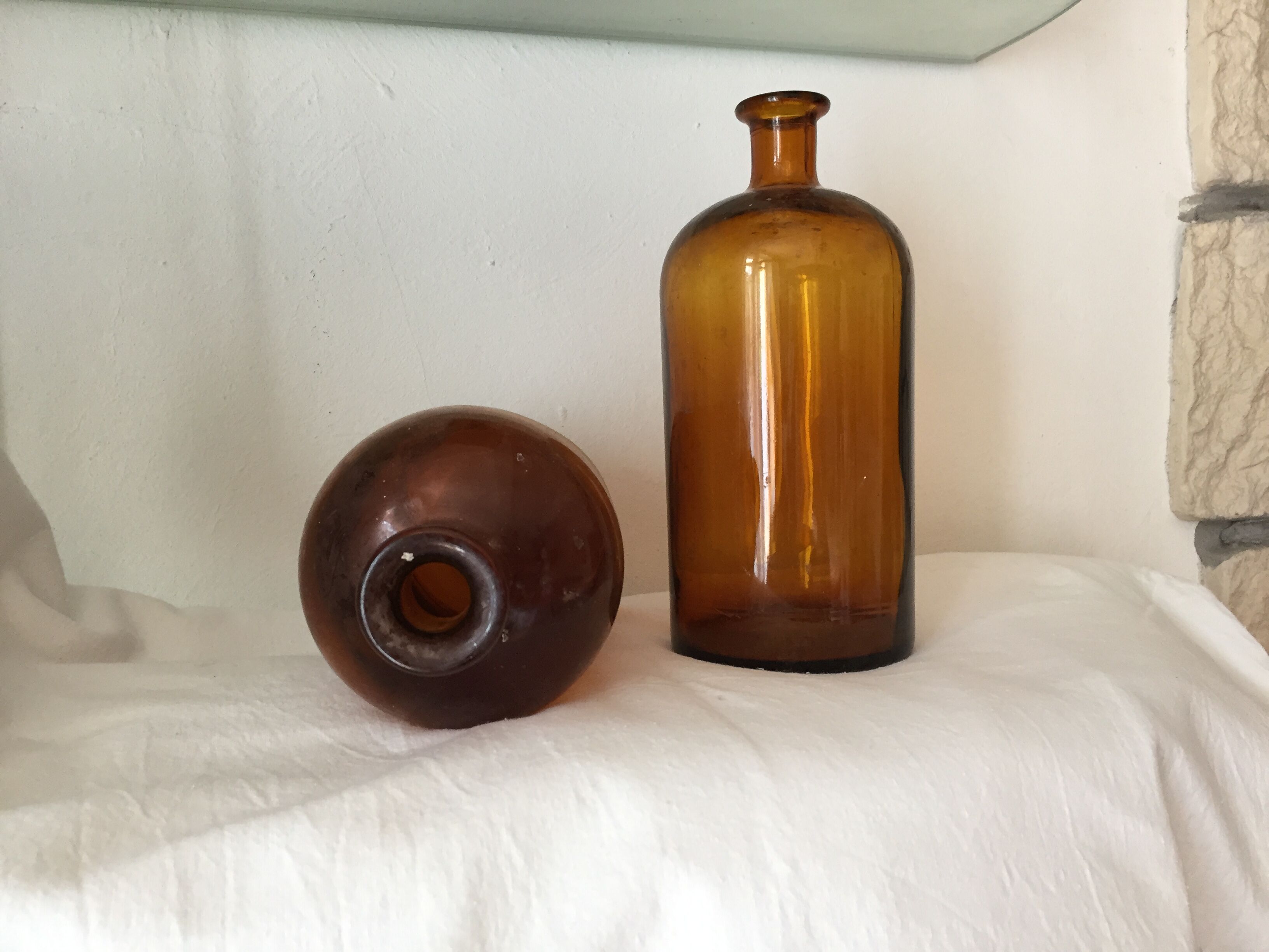 Lot of two bottles pharmacy