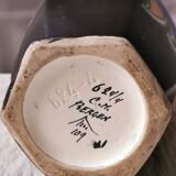 Vase art- deco sign " c.m. bergen "