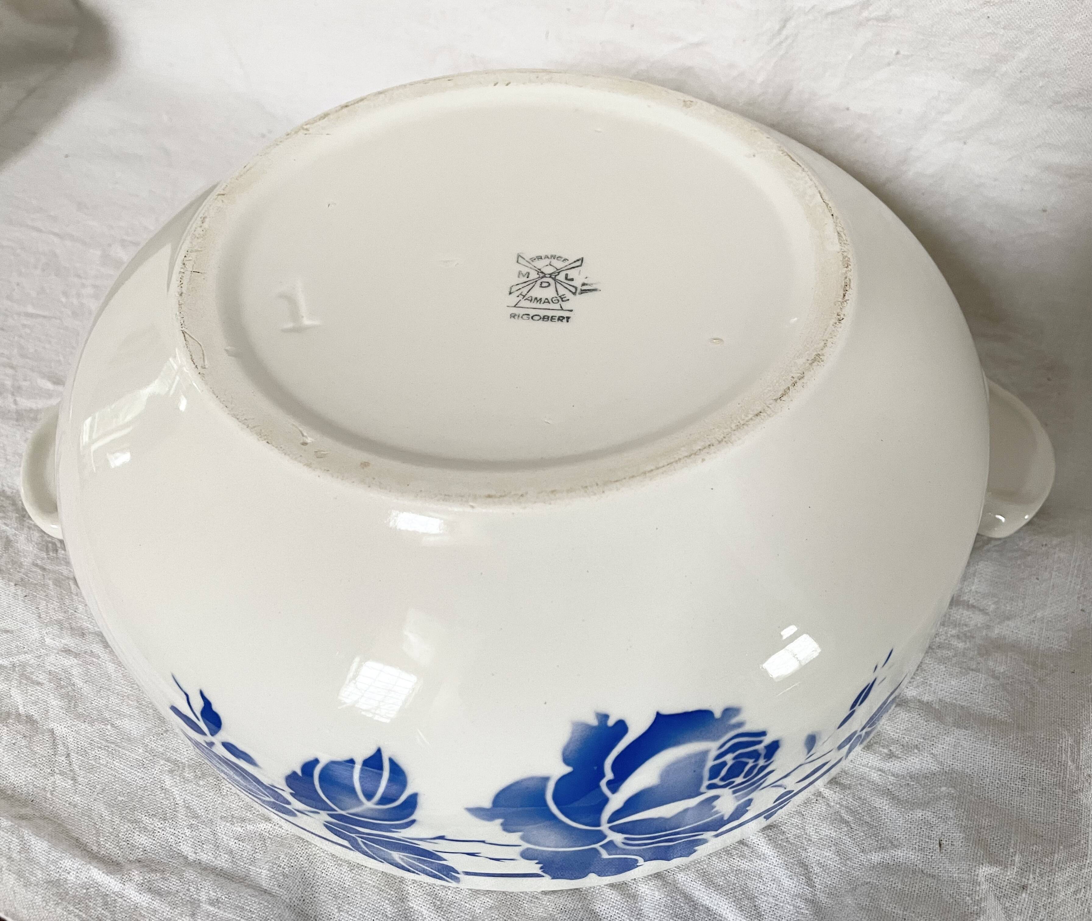 Moulin des Loups and Hamage earthenware tureen