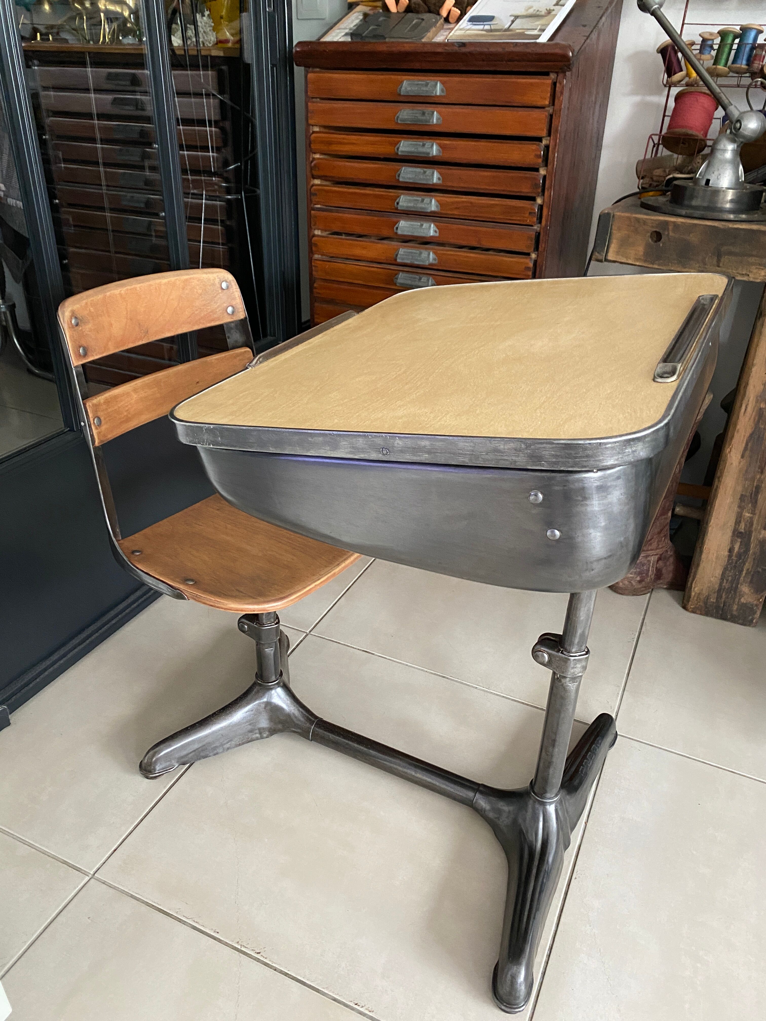 Vintage American school desk