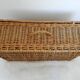 Old wicker trunk