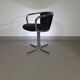 3 x mid-century tube frame chairs (swivel) corduroy upholstery