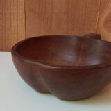 Teak apple bowl