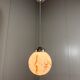 Art Deco stained glass hanging lamp 1930's