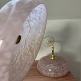 Paire d’appliques en verre moucheté Art Déco
