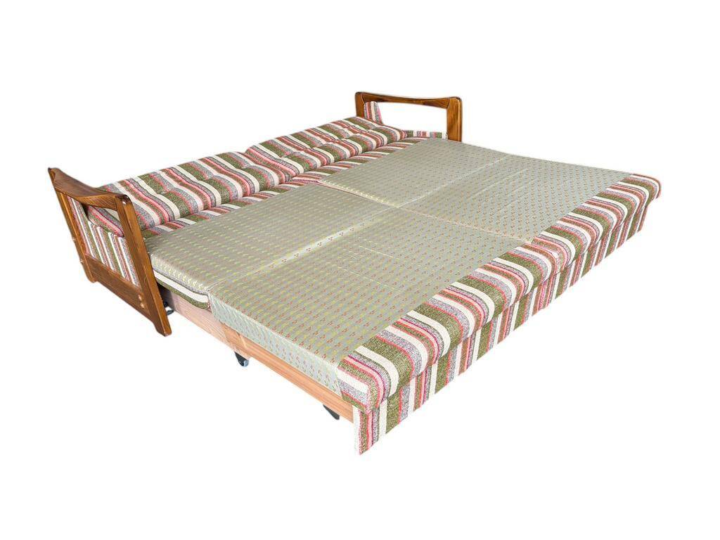 Vintage wooden sofa / sofa bed / couch