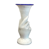Opaline vase hand corn of plenty