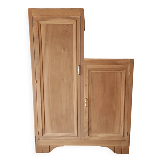 Renovated asymmetrical Art Deco wardrobe/cupboard