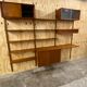Vintage scandinavian teak wall unit by Poul Cadovius for Royal System 1960s