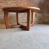 Teak coffee table by Niels Bach Denmark 1970