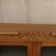 Art Deco sideboard in wood, with 2 glass doors.