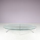 1980s Oval coffee table from the Netherlands