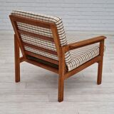 Années 1970, design danois par Illum Wikkelsø, modèle Capella pour Eliersen Møbler, bois de chêne.