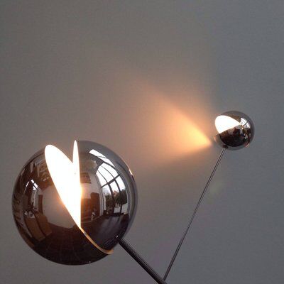 Set of 2 floor lamps 3S by Paolo Tilche, 1970s,