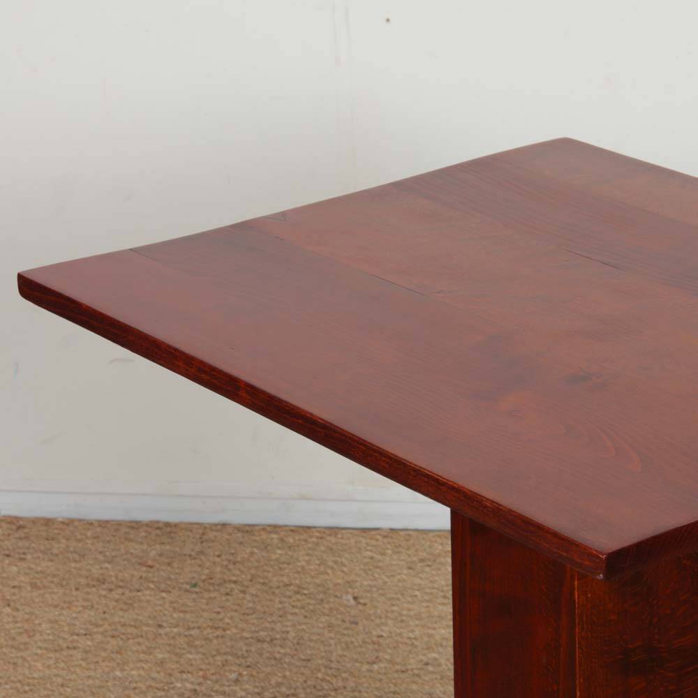 High wooden table, French craftsmanship from the 1940s.