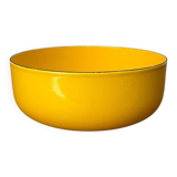 Yellow enamel bowl mid-century by Kaj Franck for Wärtsila Arabia, Finland, 1960s.