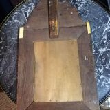 Napoleon III gold copper windshield mirror - 58x38cm