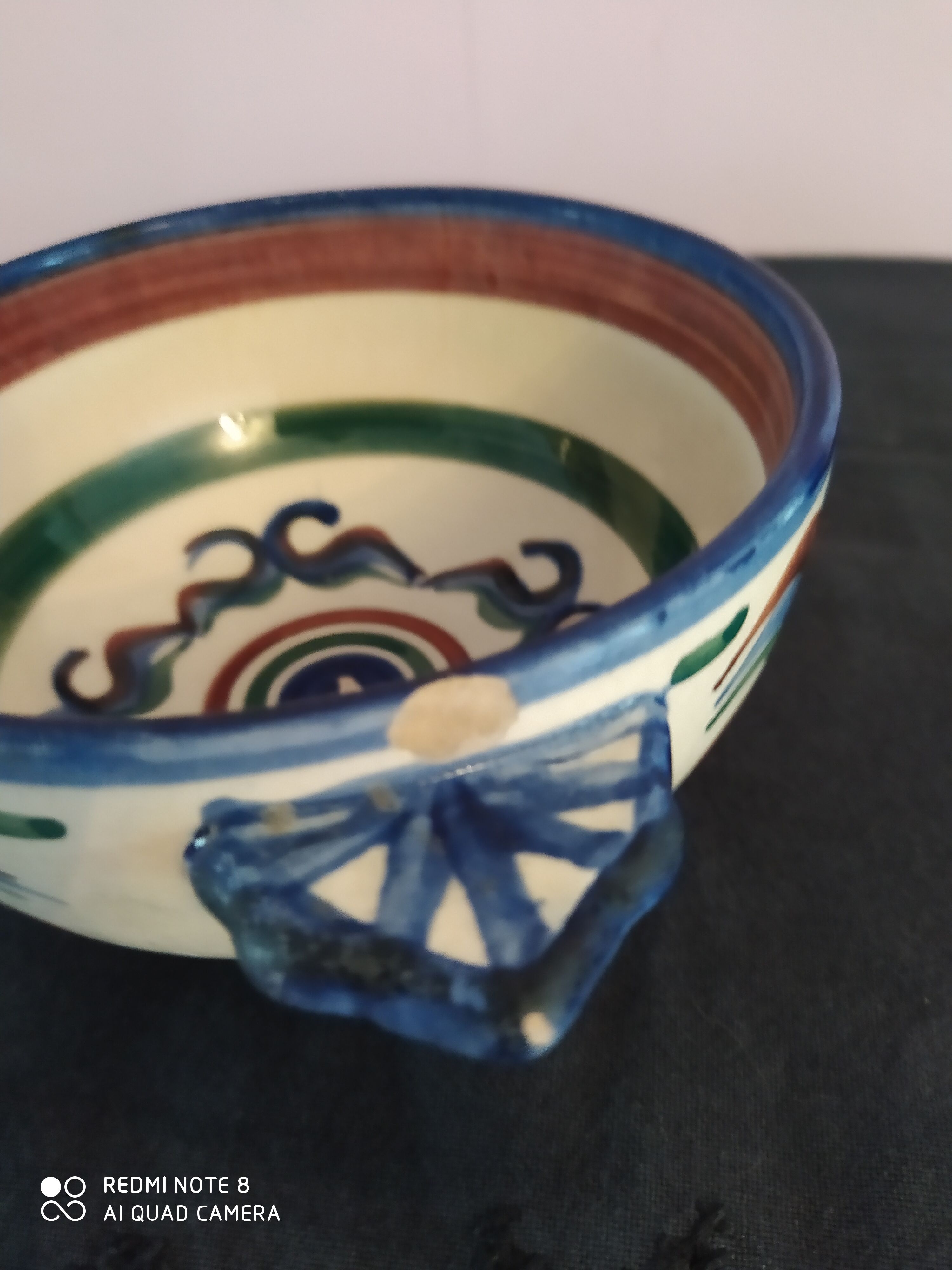 Set of 2 old bowls St Jean de Bretagne