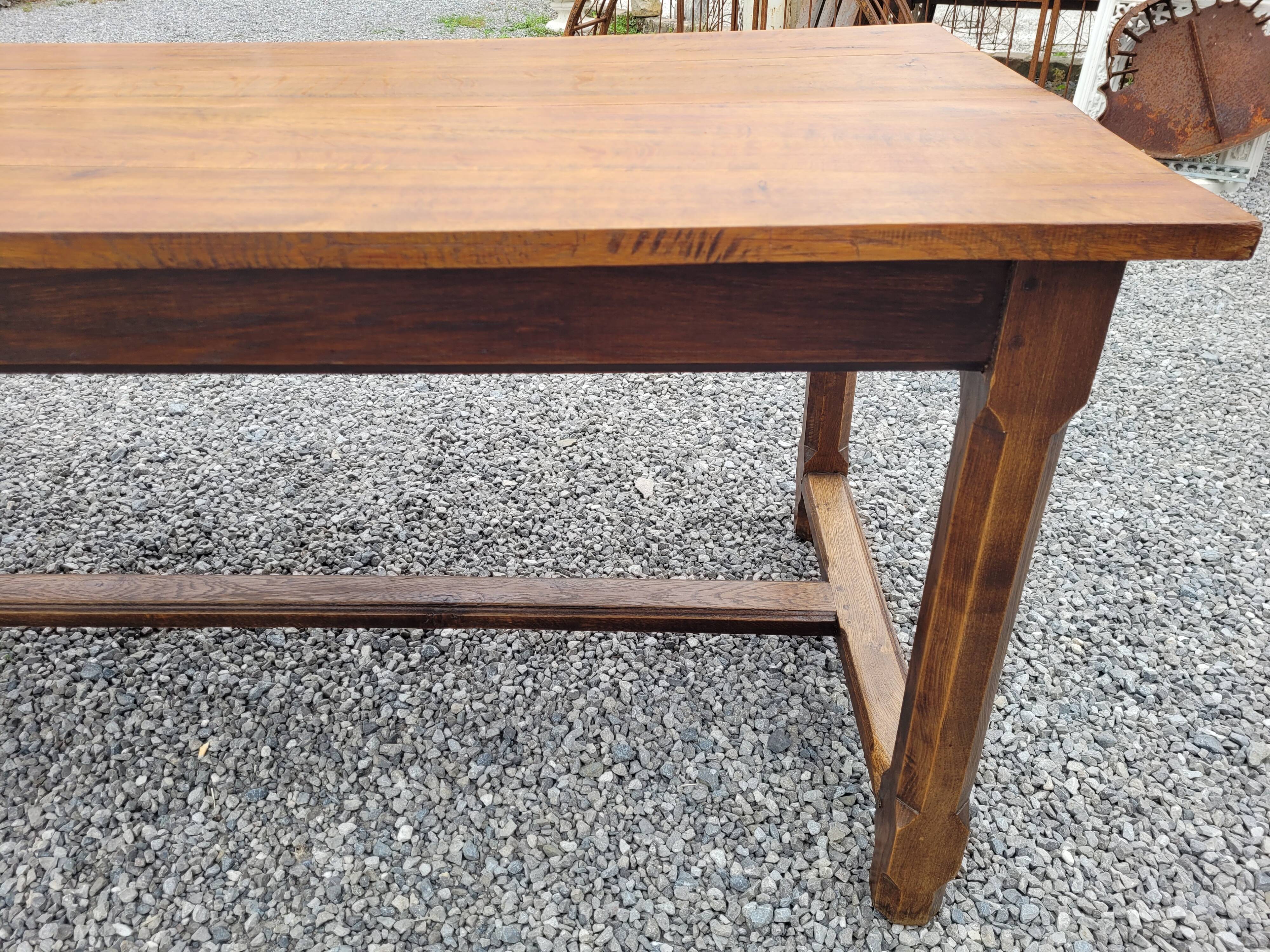 Old farmhouse table in solid oak 200×80cms