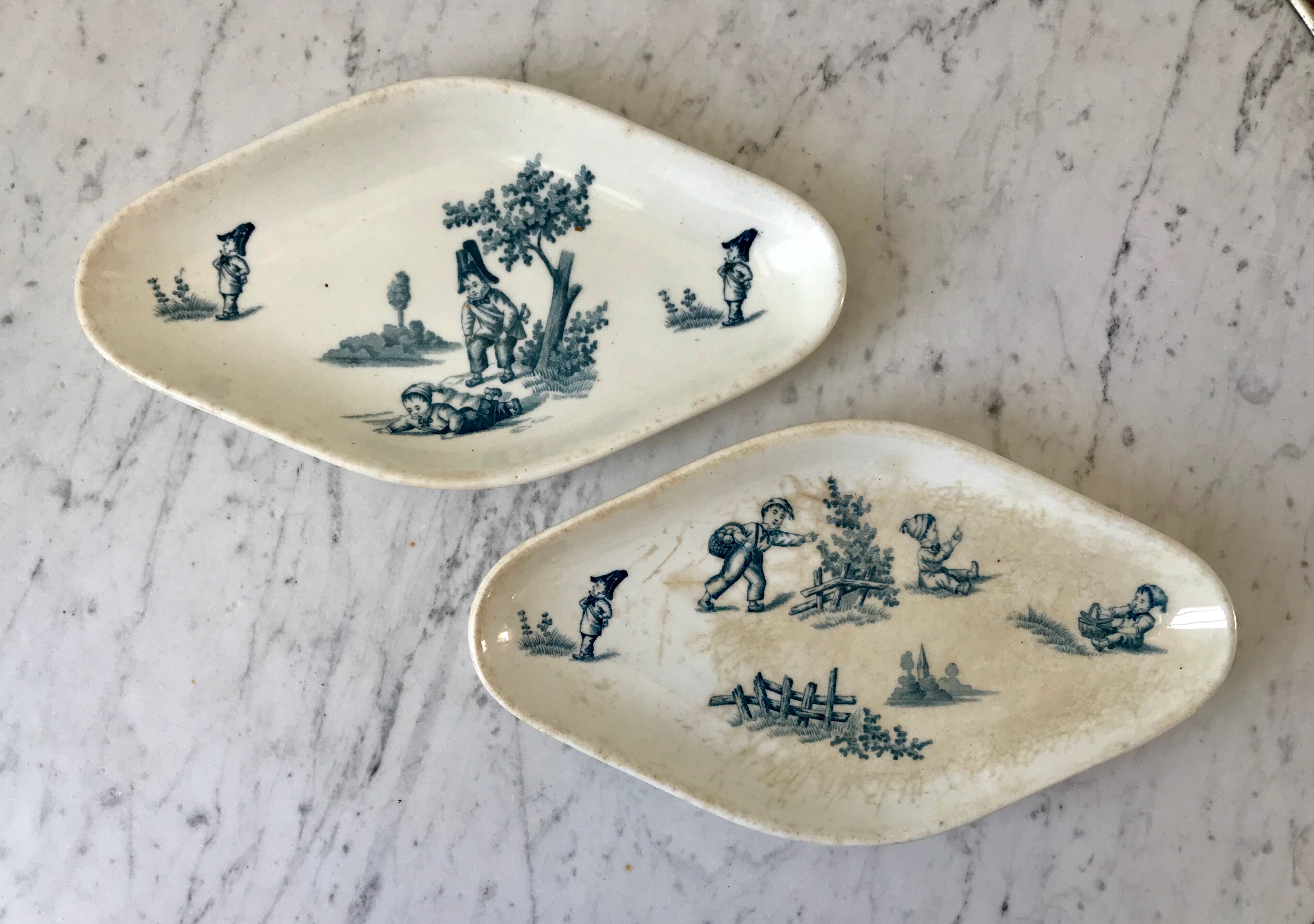 Duo of raviers Terre de Fer model "Garde champêtre" late nineteenth
