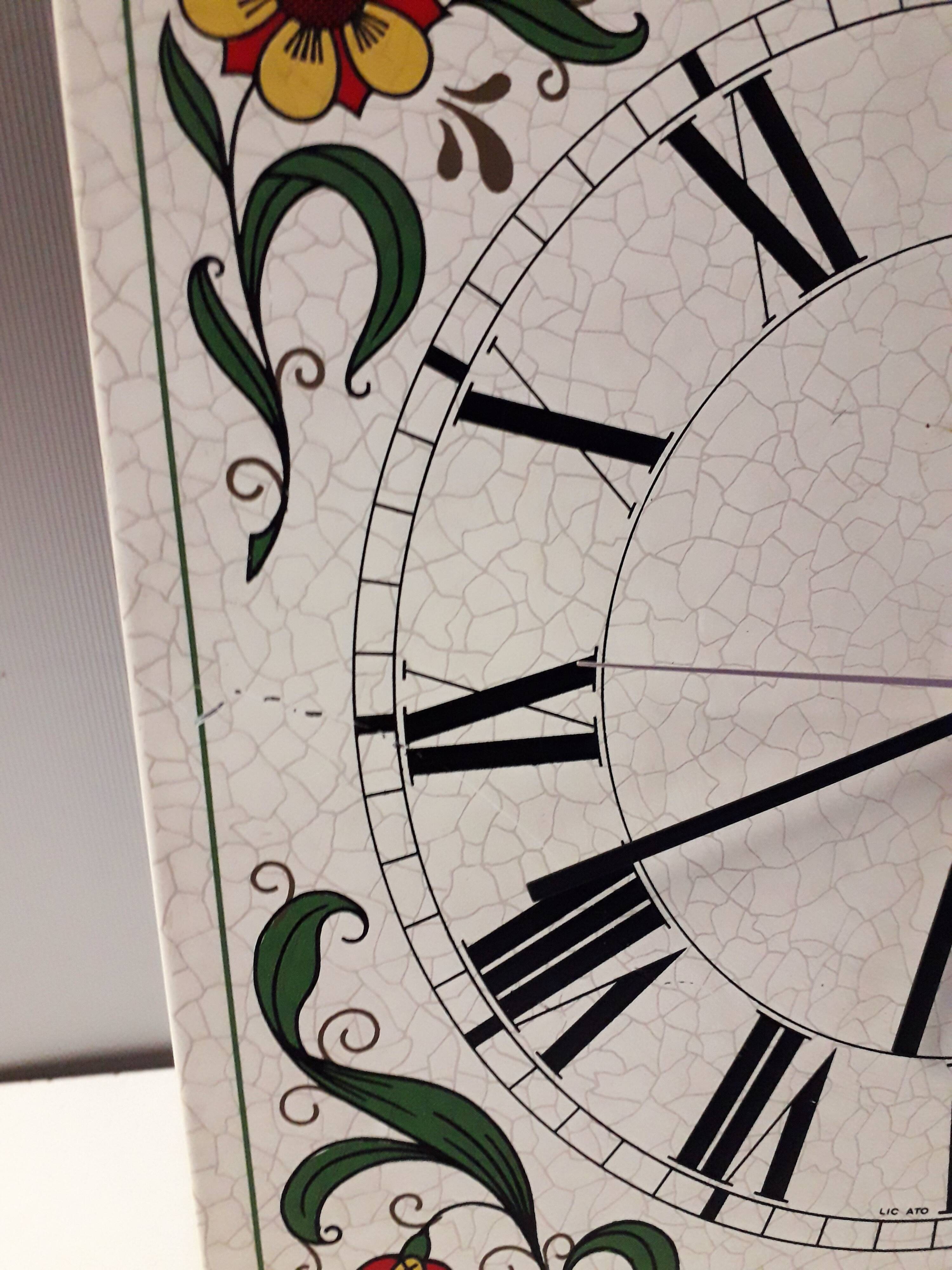 Vintage wall clock - JAZ - metal - 1960-70