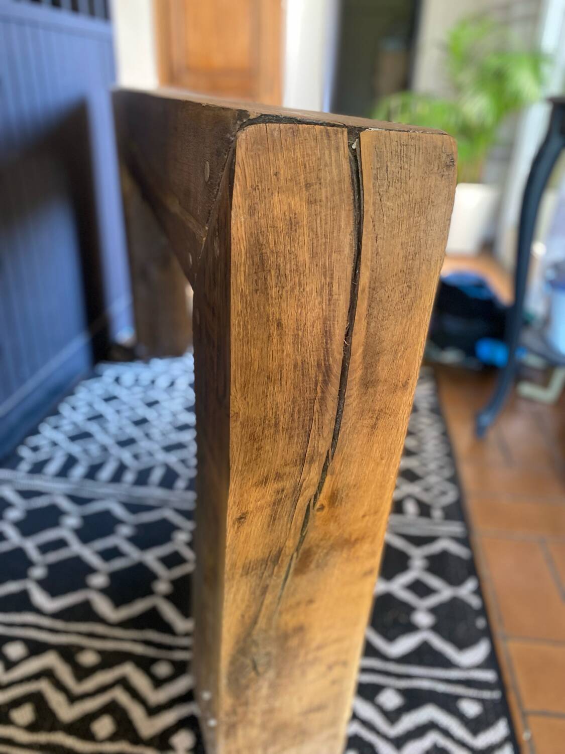 Console chêne massif