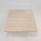 Italian Travertine Coffee Table, 1980's