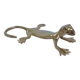 Massive brass lizard signed Zak sculptural design