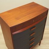 Teak chest of drawers, Danish design, 1970s, production: Denmark