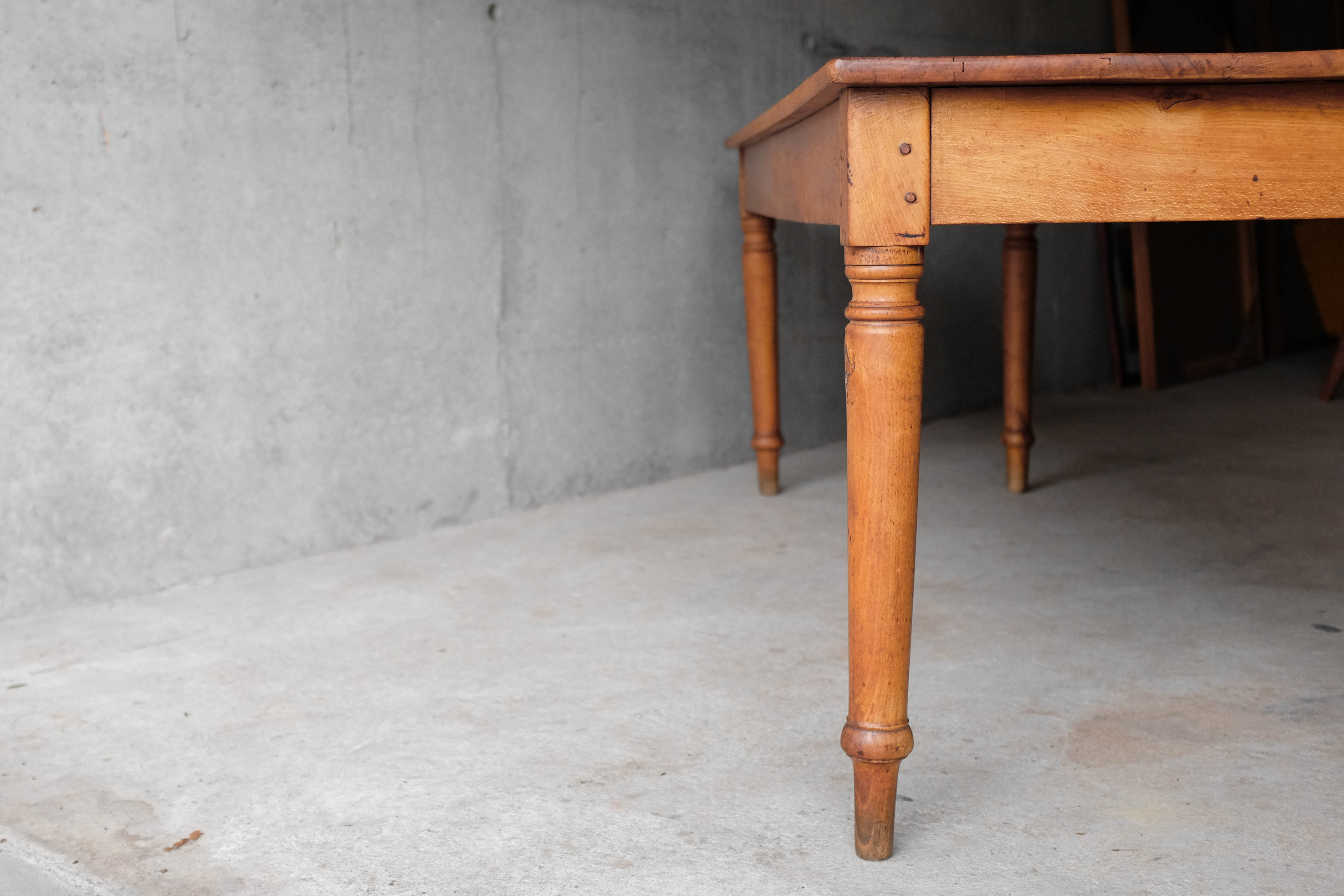 Farm table, solid wood - 60s, 1960's