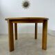 Ancienne table a rallonges en orme massif des années 70/80 design maison regain vintage