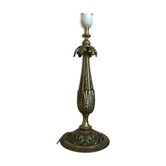 Pied de lampe en bronze