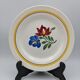 Lot 10 dessert plates digoin sarreguemines model dunkirk floral decoration