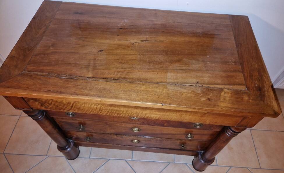 Antique walnut commode Provincial Empire period (circa 1800–1820)