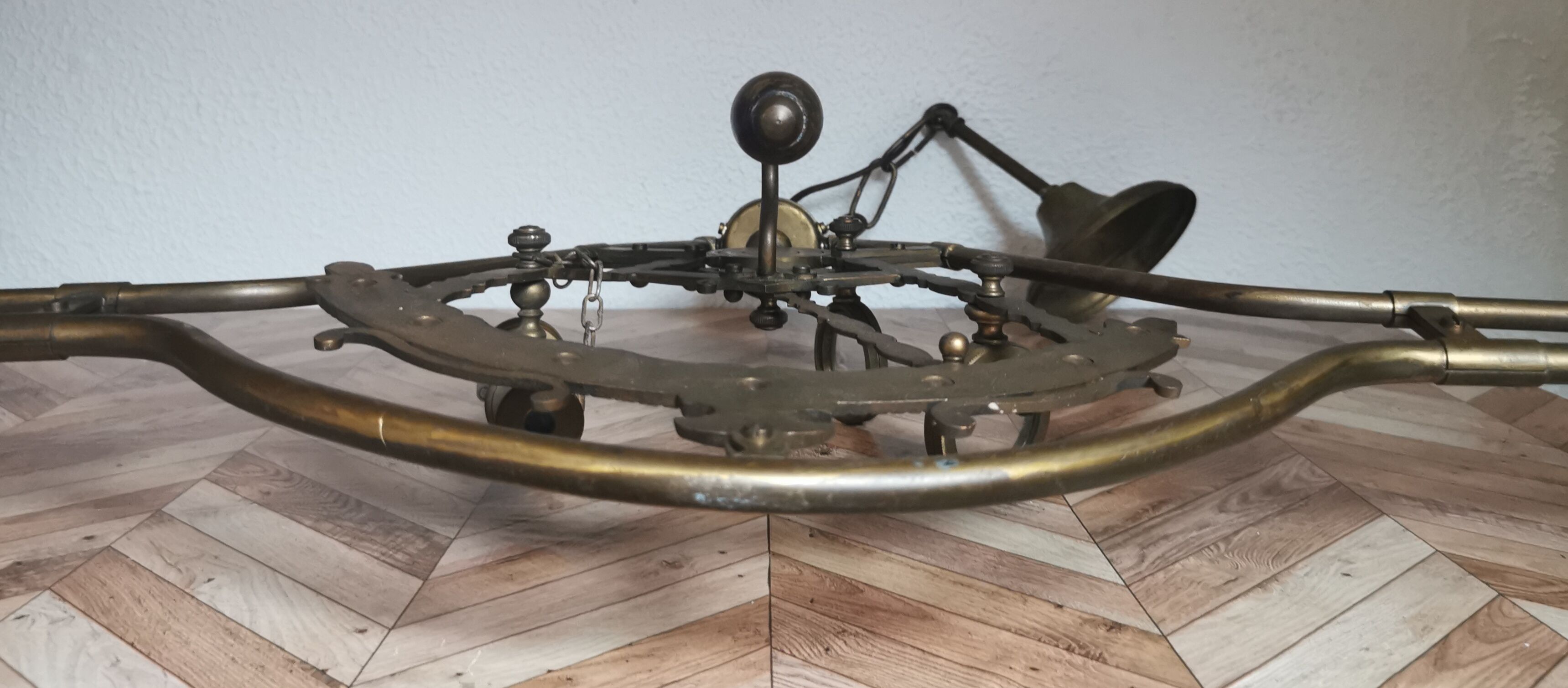 Brass billiard chandelier marine decoration
