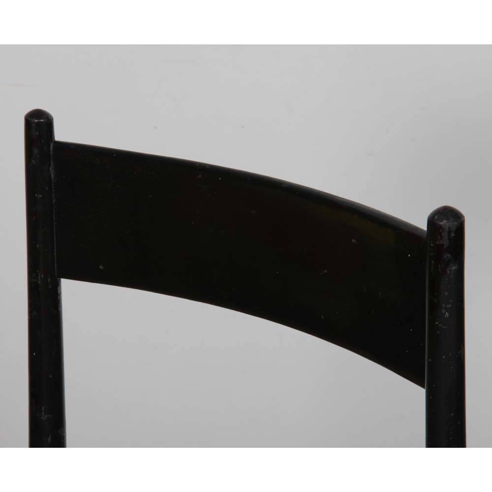 Vintage Italian wooden chair from the 1960s