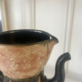 Belgian ceramic pitcher signed Sylvain Sttublet