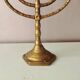 Vintage brass candle holder, 1970