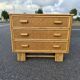 Commode vintage rotin bambou style art déco