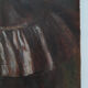 Oil on canvas portrait young girl