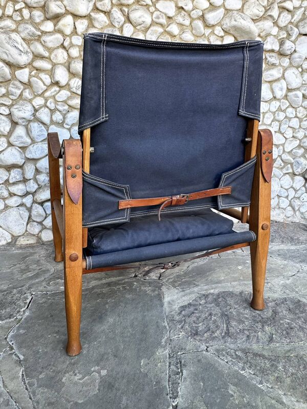 Fauteuil Safari KK47000 Kaare Klint pour Rud. Rasmussen, Danemark, 1960