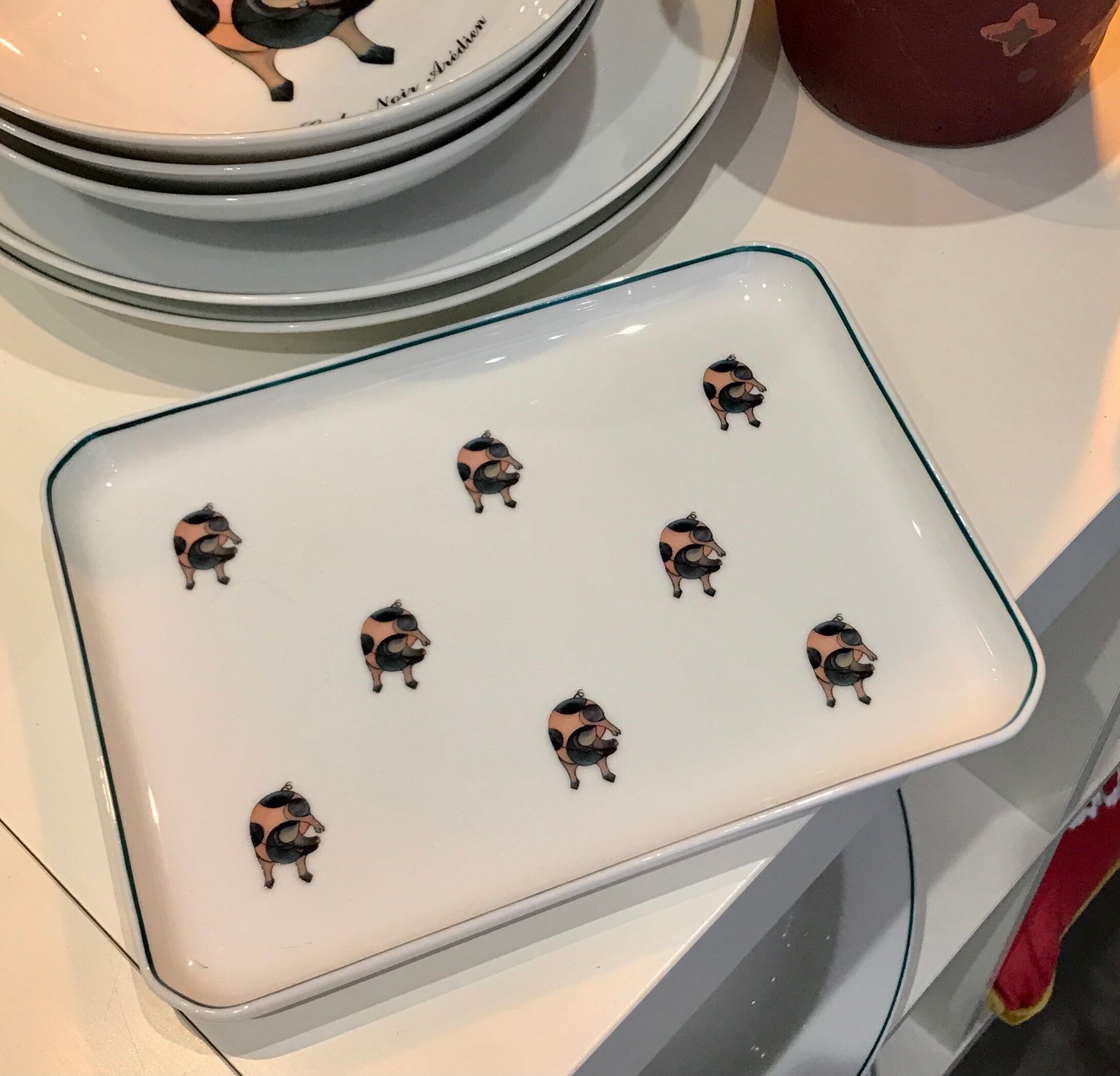 Small porcelain dish drawing Paul Marquet