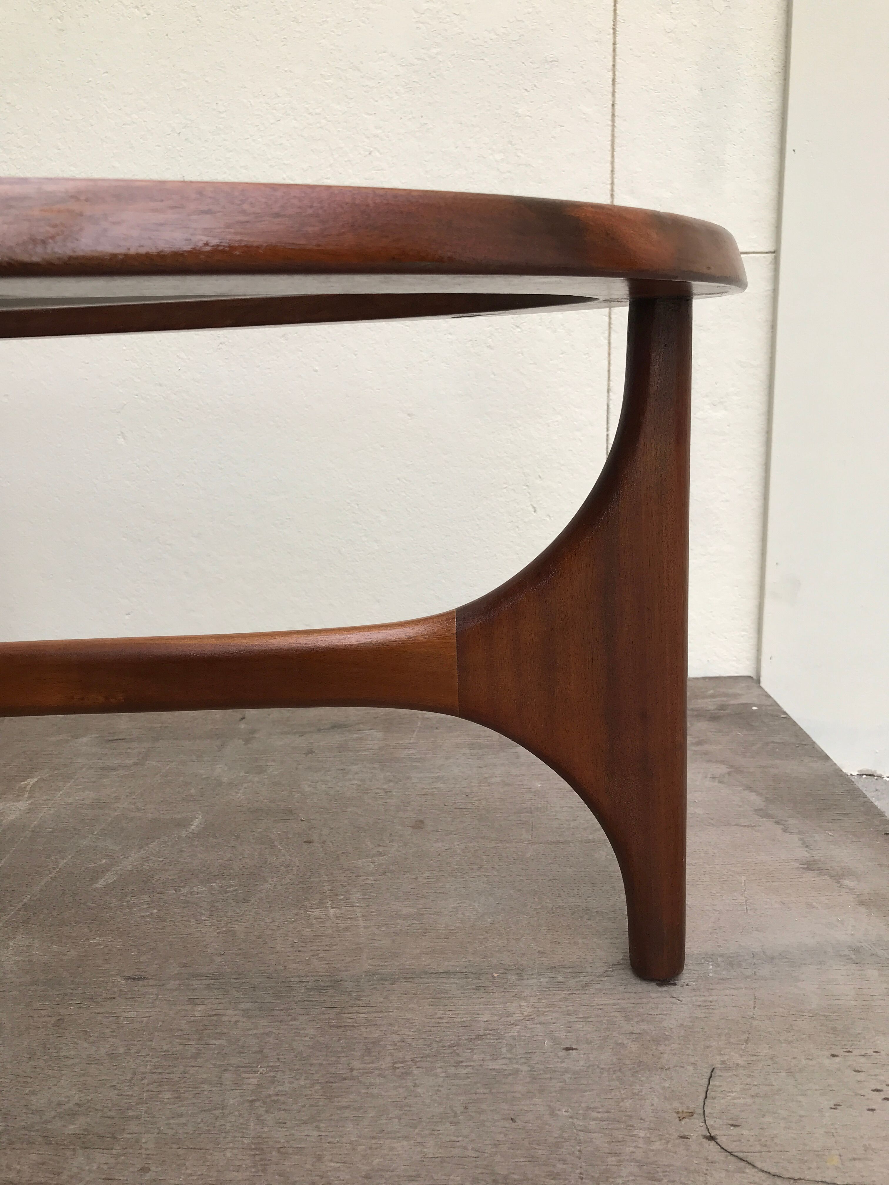 G-Plan oval coffee table